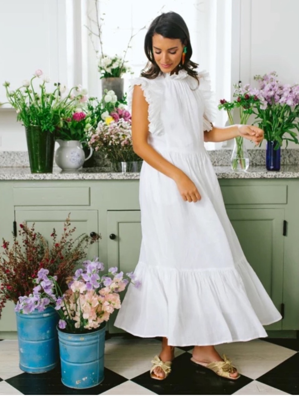 Sea New York Bailey Broomstick Pleated Maxi